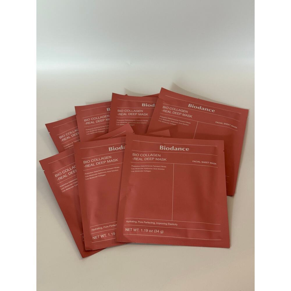 Biodance Face Masks Pore Perfecting Improving Elasticit 1.19 Oz(34g) Set of 7